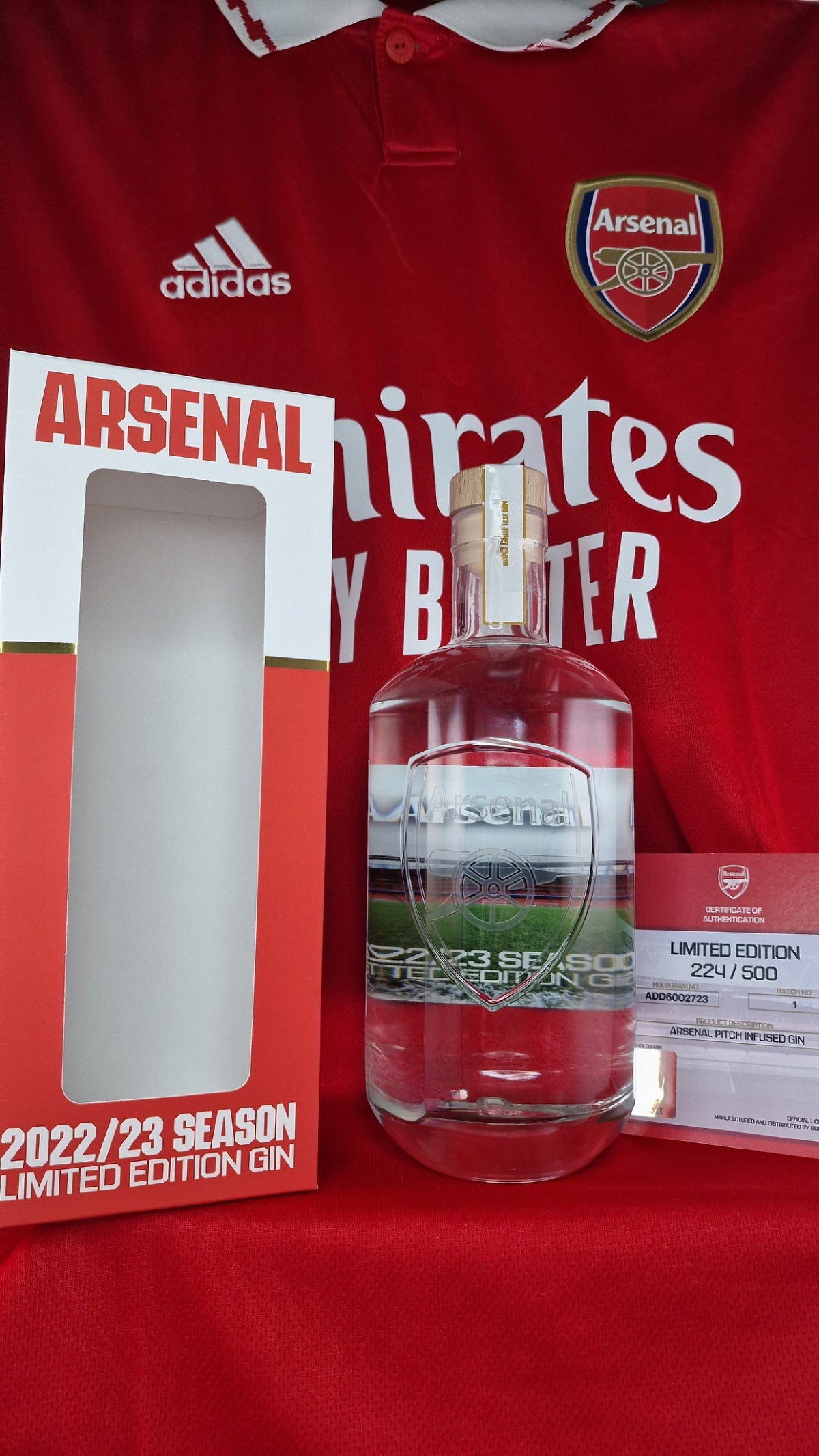 Arsenal FC Pitch Infused Gin - Limited Edition 2022-23