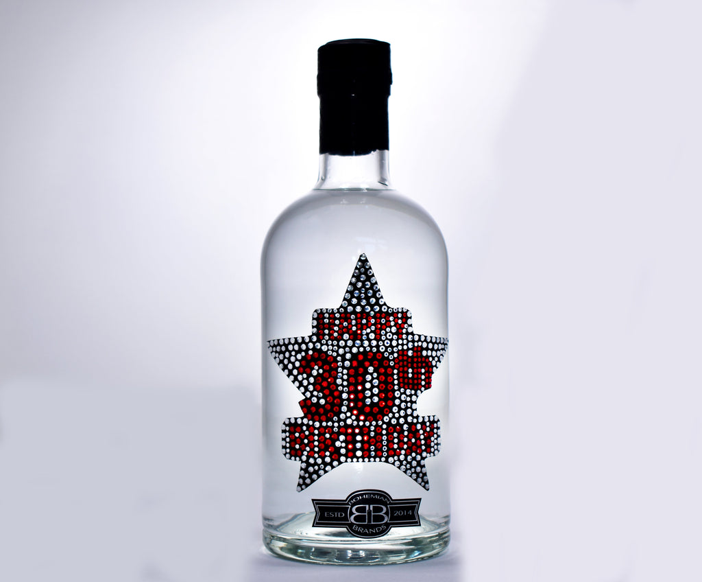 Happy 30th Birthday Gin Crystal Edition