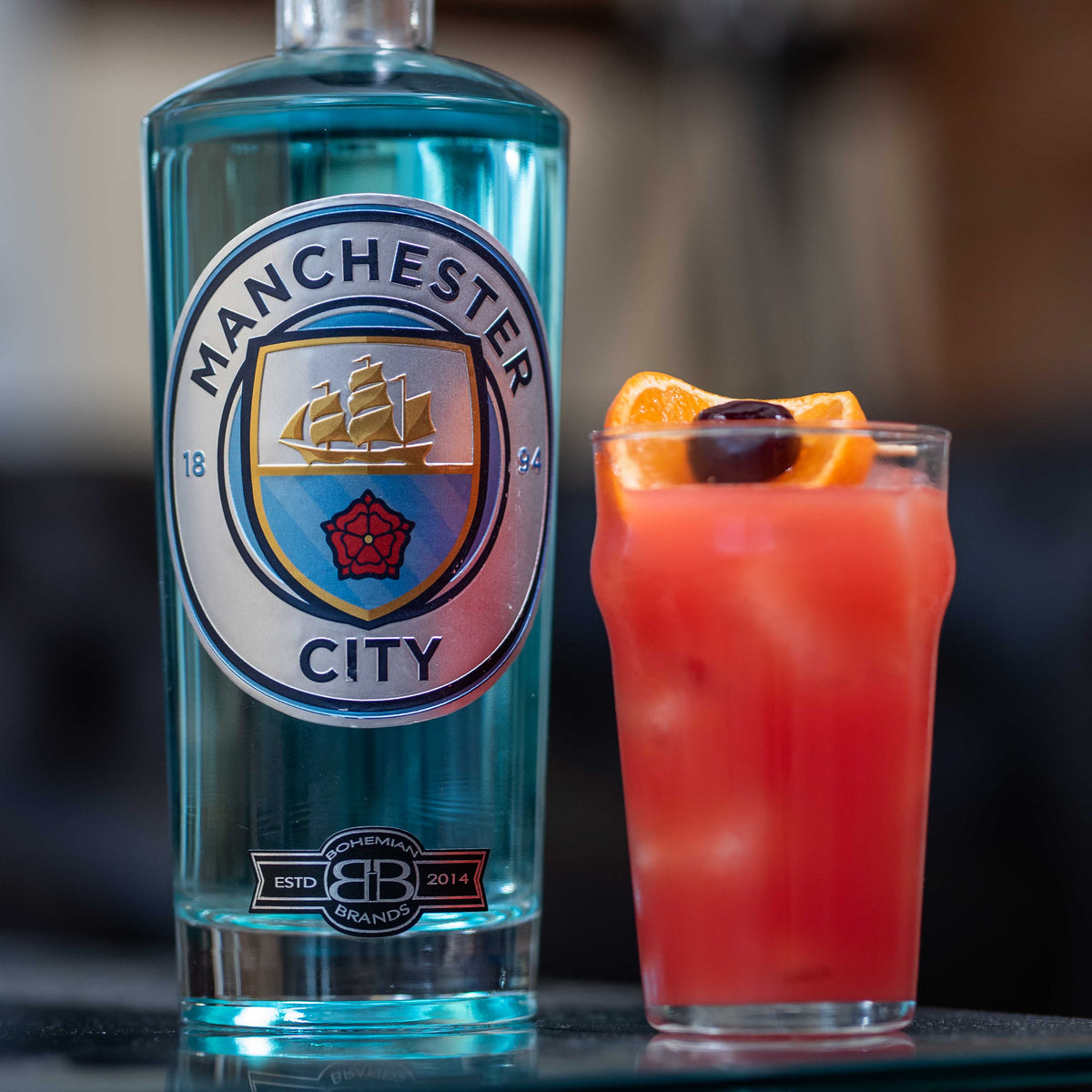 Man City Blue Raspberry Vodka