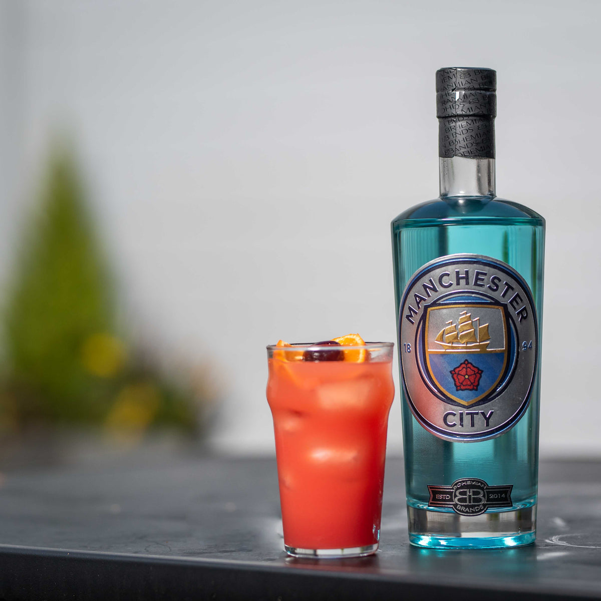 Man City Blue Raspberry Vodka